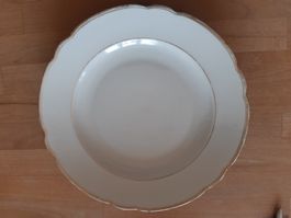 Platte Goldrand Langenthal Vintage Shabby Chic