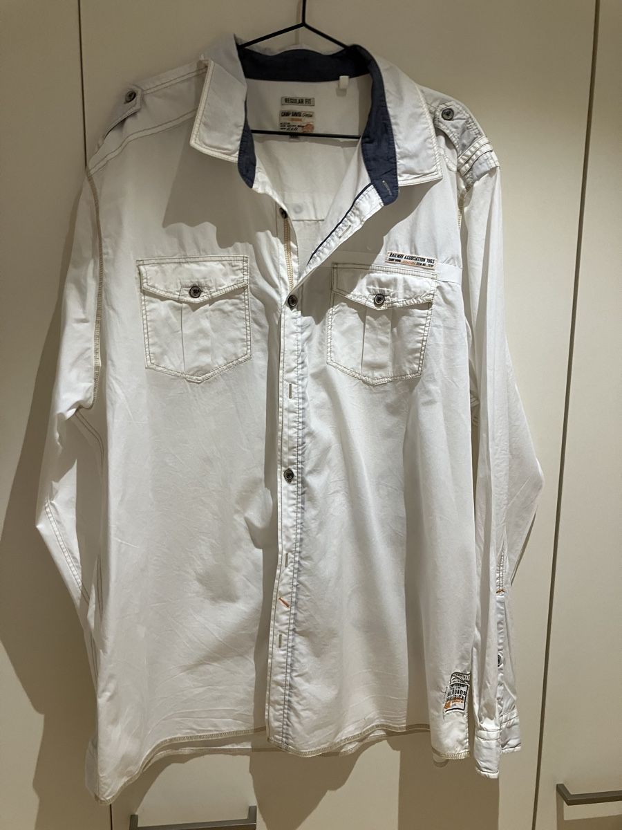 Camp David Camicie: Camp David Hemd weiss 3XL – Nuovo (secondo la descrizione) da Flums venduto da mya_2lh9