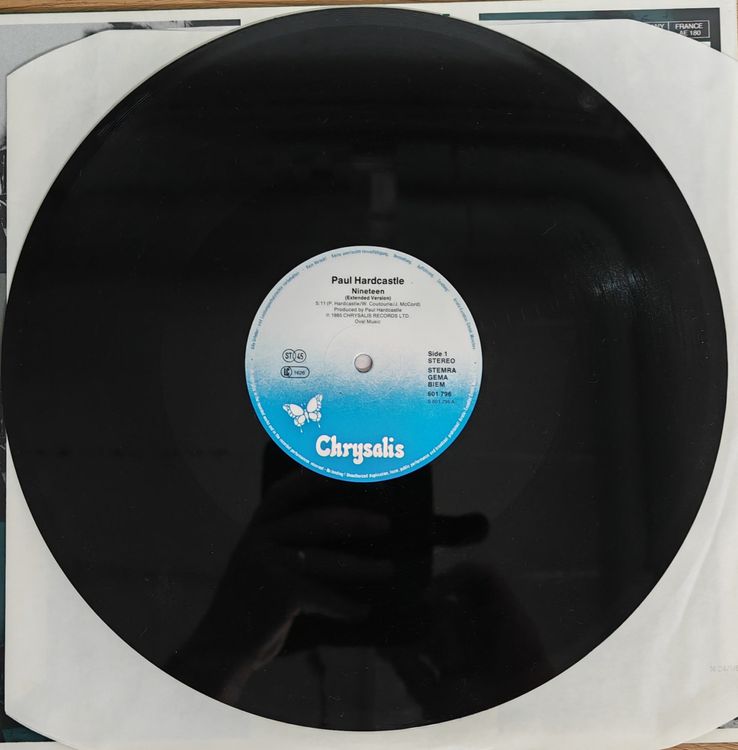 Dischi in vinile: Paul Hardcastle - 19 - Maxi-Single - Top Zustand! – Usato da Rheinsulz venduto da Dred 2