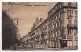 NEUCHÂTEL Avenue du 1er Mars, Tramway