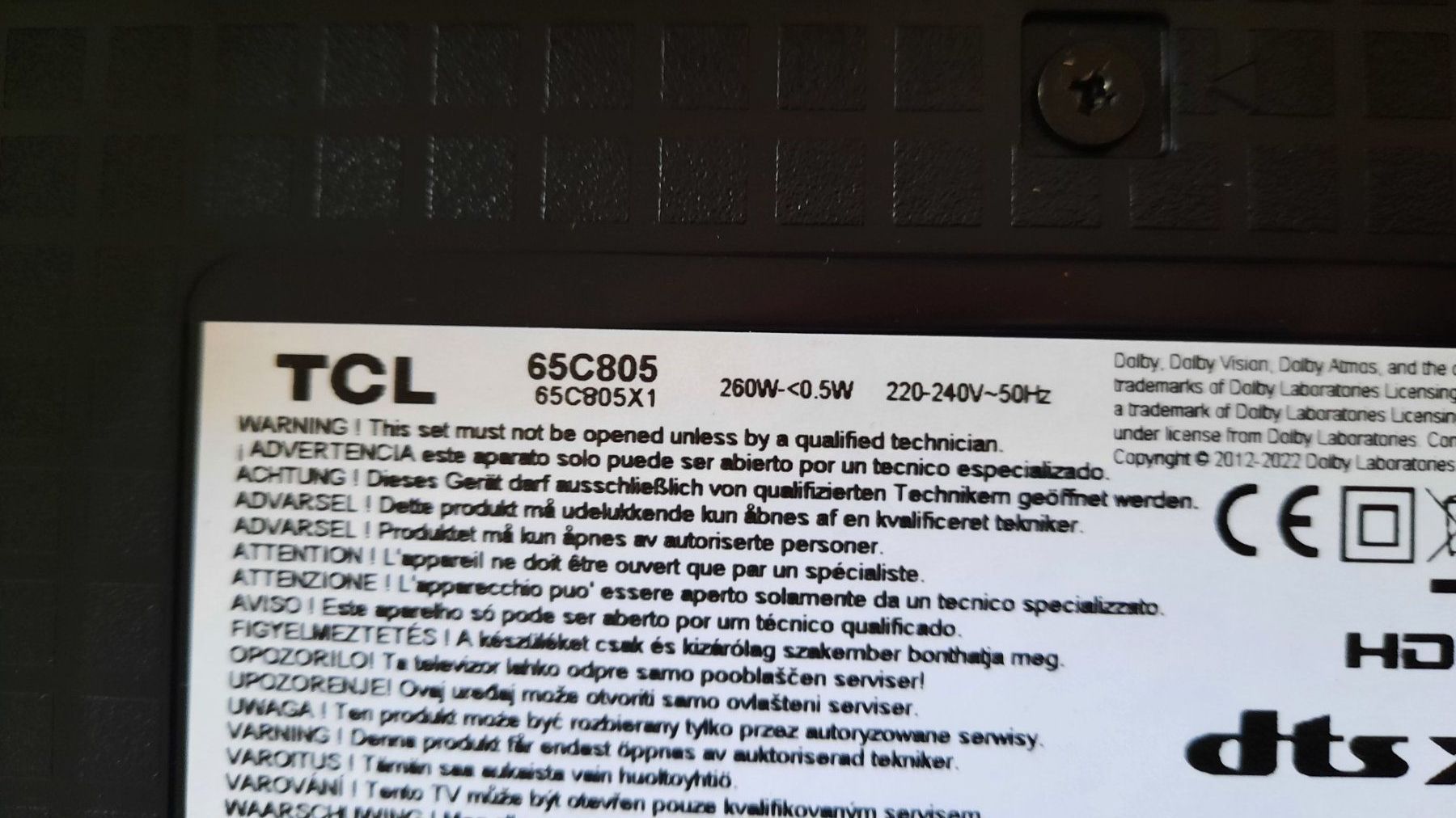 Wandhalterungen: TV Ständer Tischfuss TCL 65C805 – Gebraucht aus Baden von Boroda 4