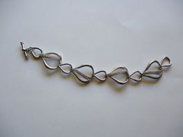 Bracelet argent 925 avec zircons