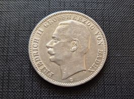 3 Mark BADEN 1909 G