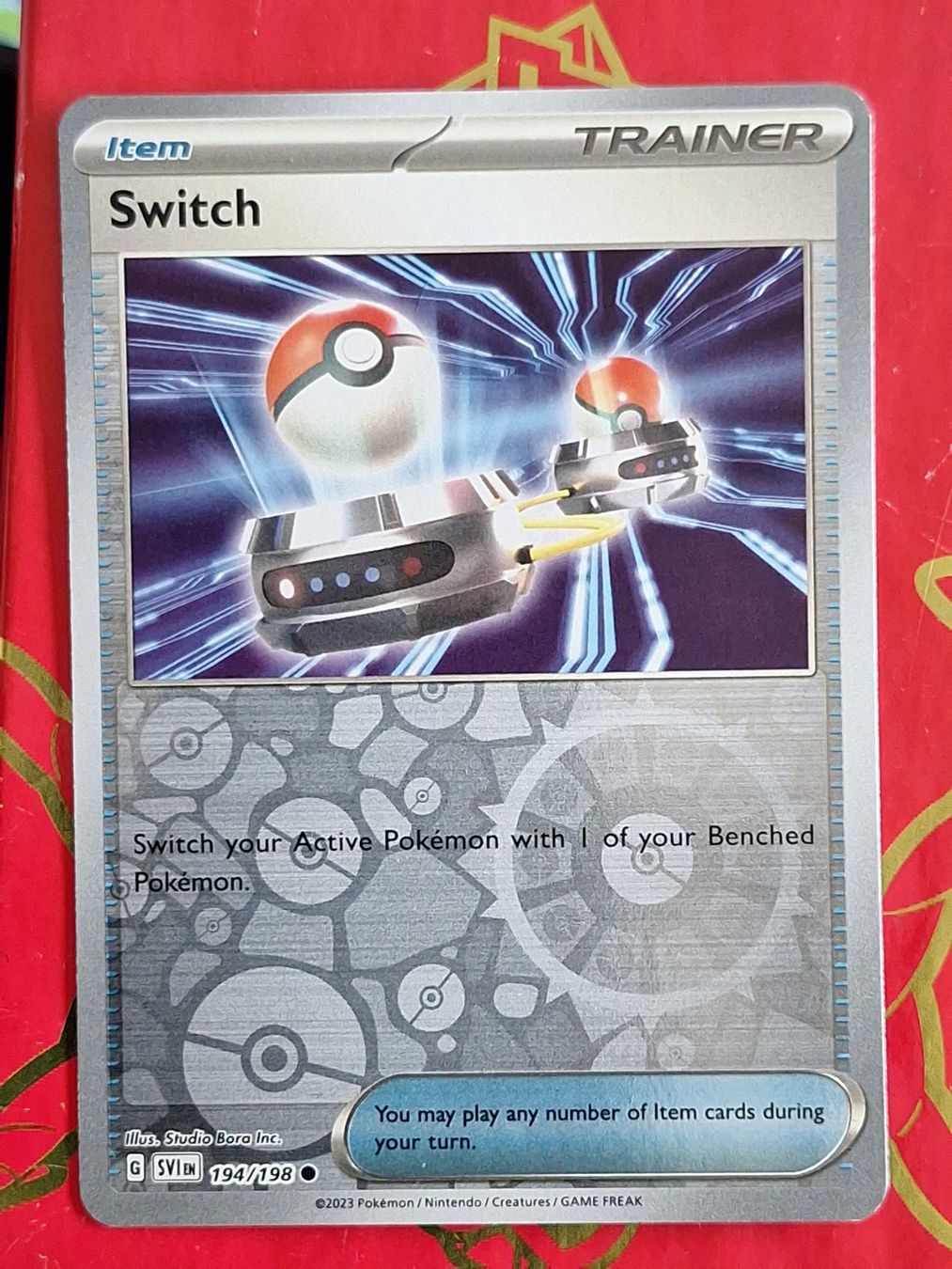 Pokémon Carte collezionabili: Switch - Pokemon Reverse Holo Scarlet Violet – Usato da Altstätten SG venduto da GGsGameshop