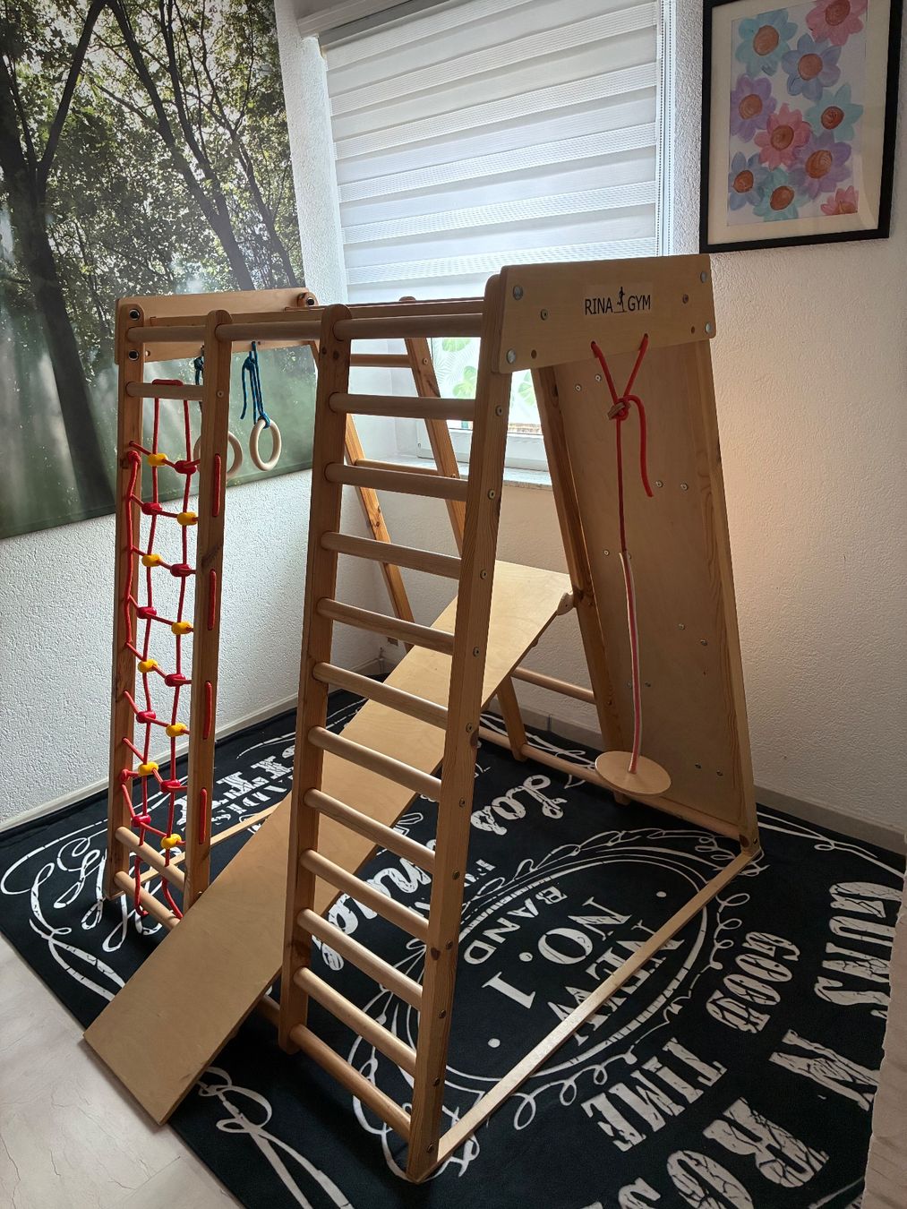 Kletterwände & Klettergriffe: RINAGYM Klettergerüst – Gebraucht aus Laufen von Linlu09