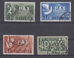 Pax n° 269 - 272 oblitérés 440.--
