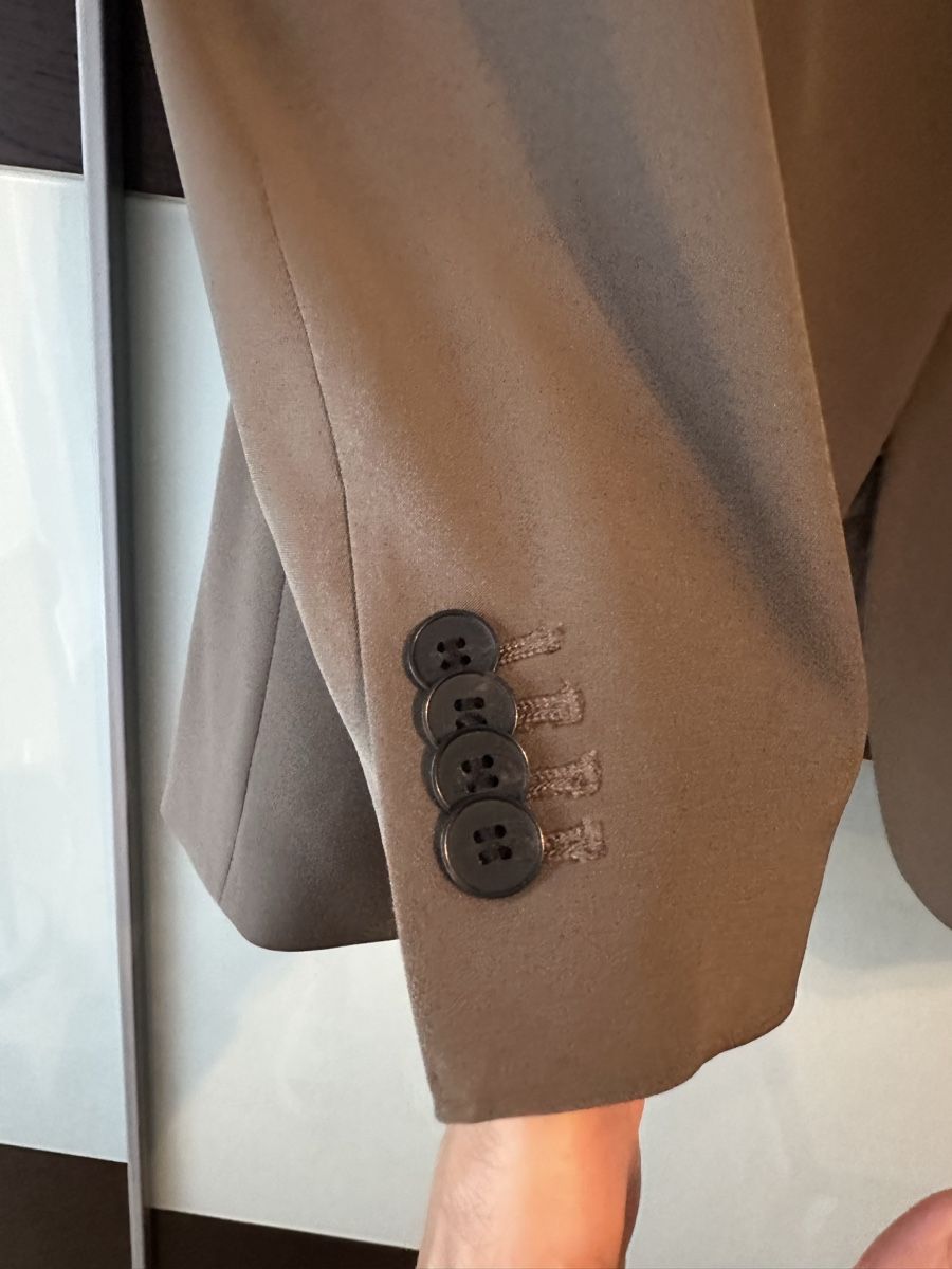 H&M Giacche: H&M Blazer, Grösse 42, taupe – Nuovo (secondo la descrizione) da Altendorf venduto da Eastwick4 2