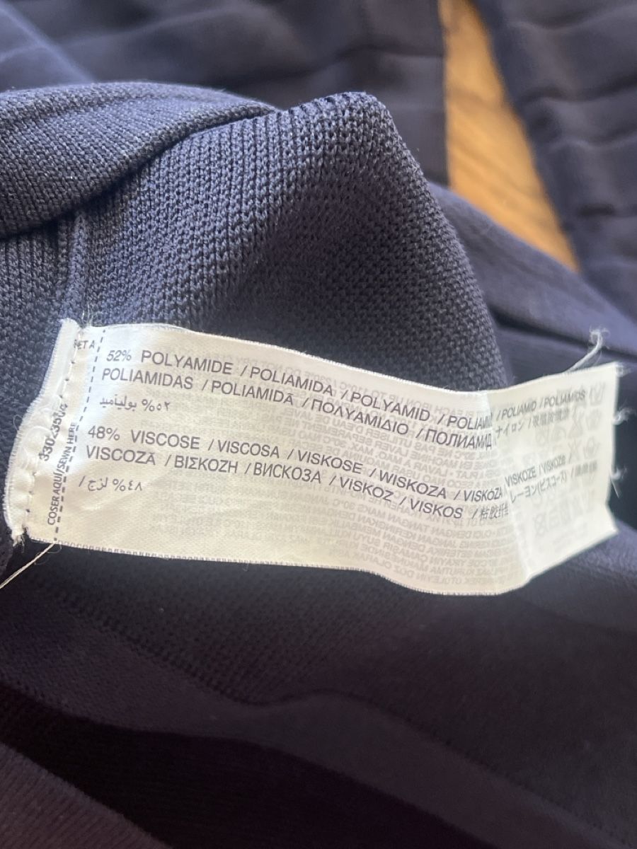 Mango Kleider: Robe courte Mango bleu foncé texture rayée taille M – Gebraucht aus Walenstadt von Unianrig 3