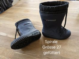 Spirale Gummistiefel gefüttert Gr.27