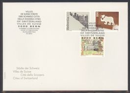 2013, FDC, Städte der Schweiz (Nr. 1481–1483)
