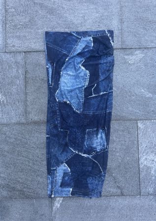 Schicker Sommerrock von EDITED, Jeans-Look, Gr. S, 45 Zeiche
