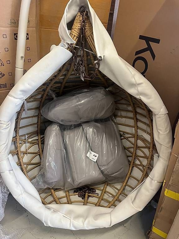 Poltrone pensili da giardino: Hängesessel Poly Rattan Amazonas – Nuovo (secondo la descrizione) da Zollikofen venduto da uniqueroom 1