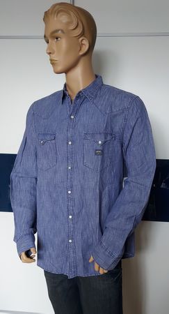 Neues Ralph Lauren Herren Hemd Gr. XL Baumwolle & Leinen