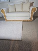 Rattansofa gepolstert (Schlafsofa) von Micasa