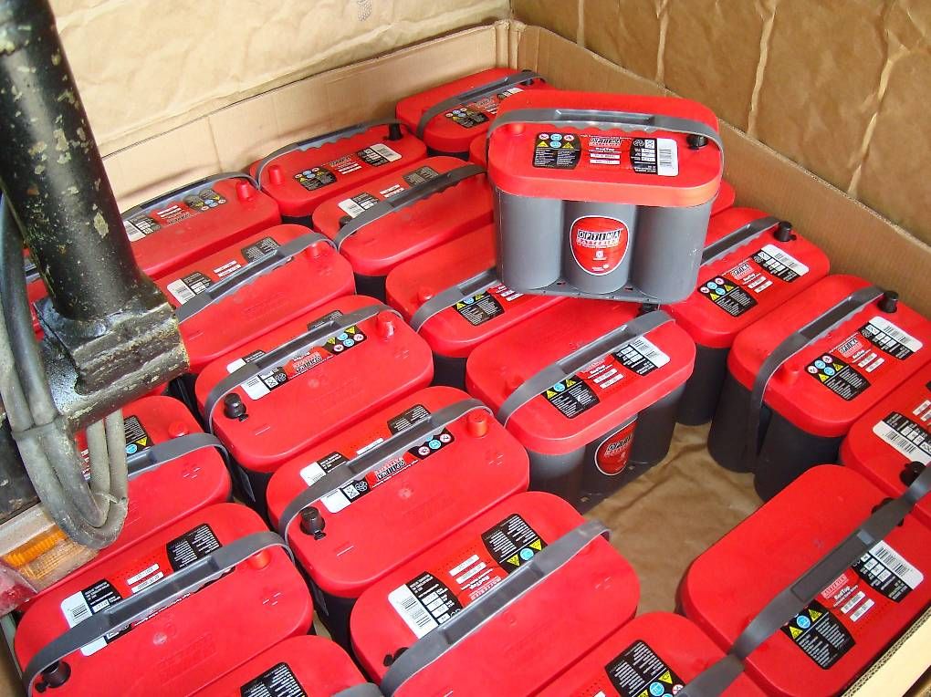 Optima Batterie für Bagger Traktor Stapler Auto; LKW; Dumper (Gebraucht ...