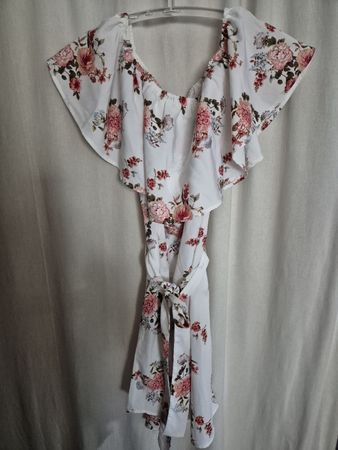 Blümchenkleid Sommerkleid Minikleid Blumenmuster Gr. S