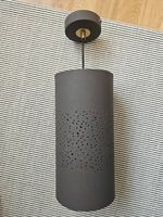 Hängelampe «Sterne», dunkelbraun, Länge 30cm