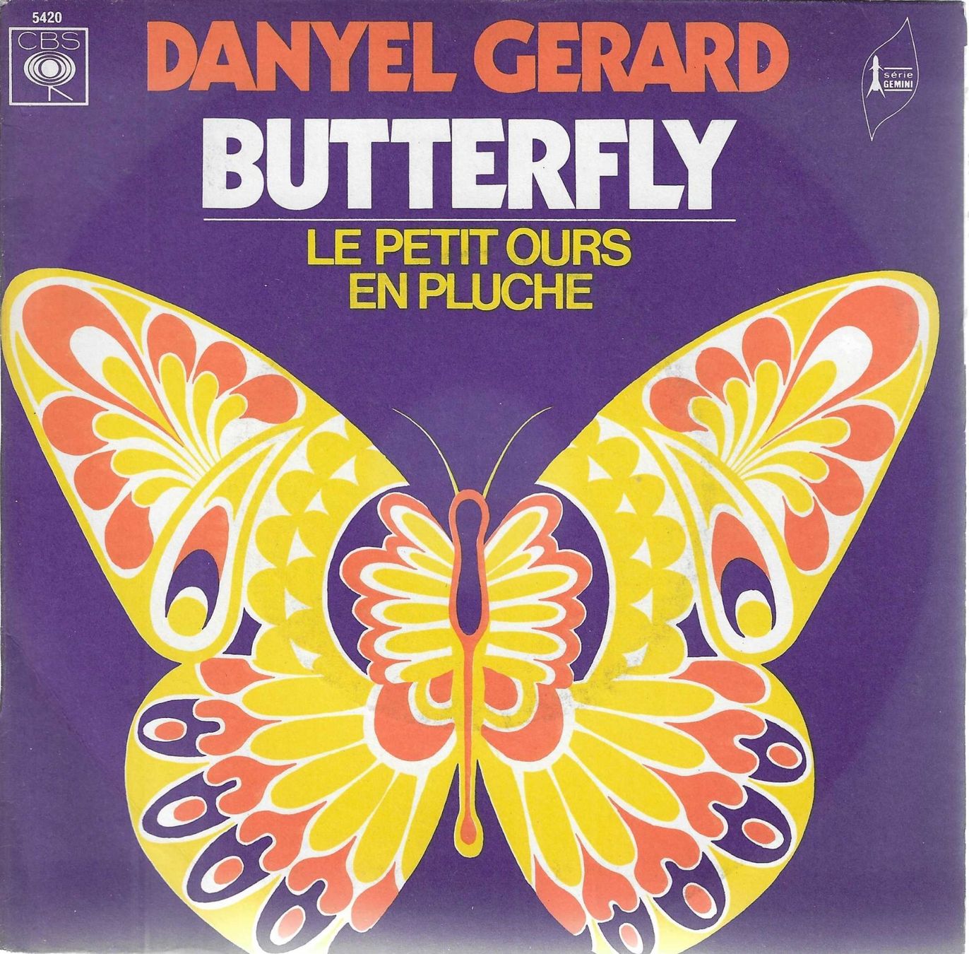Dischi in vinile: Danyel Gérard - Butterfly – Usato da Savagnier venduto da Ne2065
