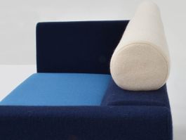 Designersofa (Wolle) – Ettore Sottsass / Knoll Int. 1986