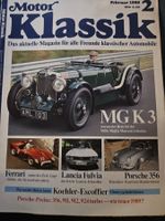Motor Klassik 2/89 MG MK3 Lancia Fulvia Porsche 356 xa