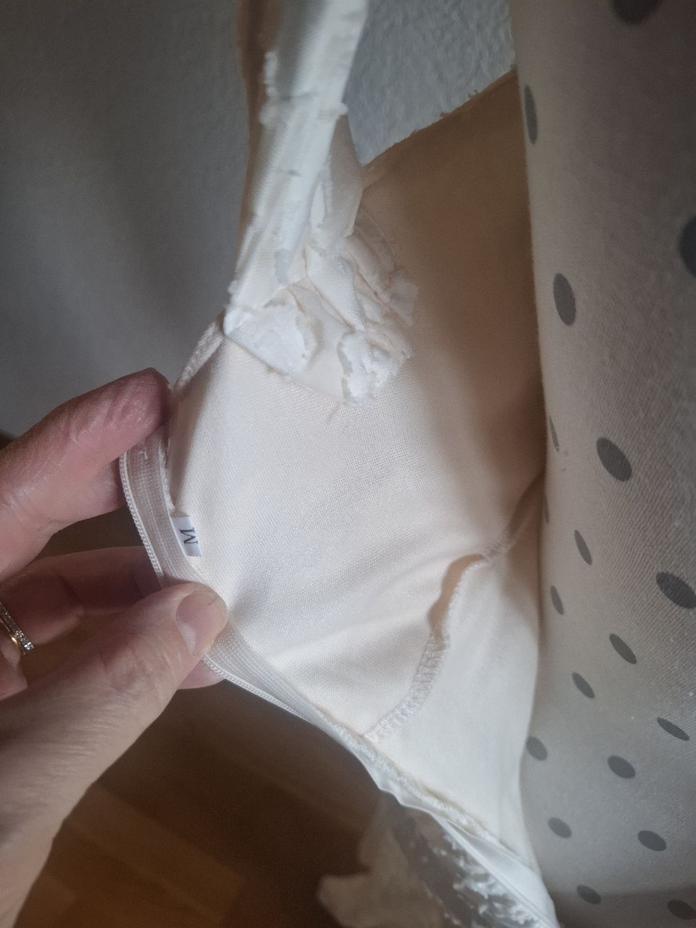 Vestiti: Abendkleid cremefarben mit Struktur Grösse M  – Usato da Urtenen-Schönbühl venduto da wirbelwind010 3