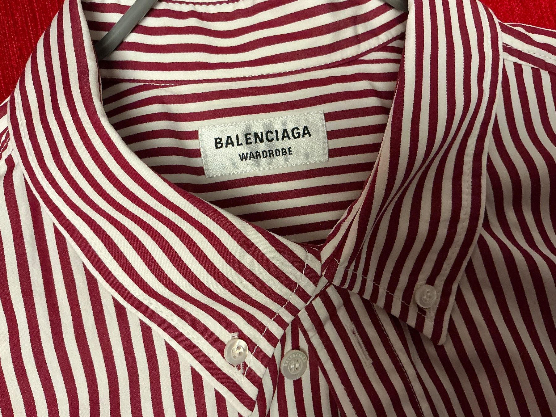 Balenciaga Camicette: Hemd gestreift Balenciaga Oversize – Usato da Winterthur venduto da romaschka 3