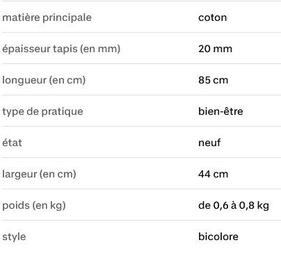 Decathlon Tappetini fitness: Tapis d'acupression – Nuovo e nell'imballaggio originale da Montreux venduto da Aizi 2