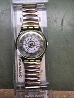 Montre Swatch Green Shine S Vintage avec pile neuve