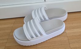 Adidas Damen Plateau Sandalen Weiss Grösse 39 neu!