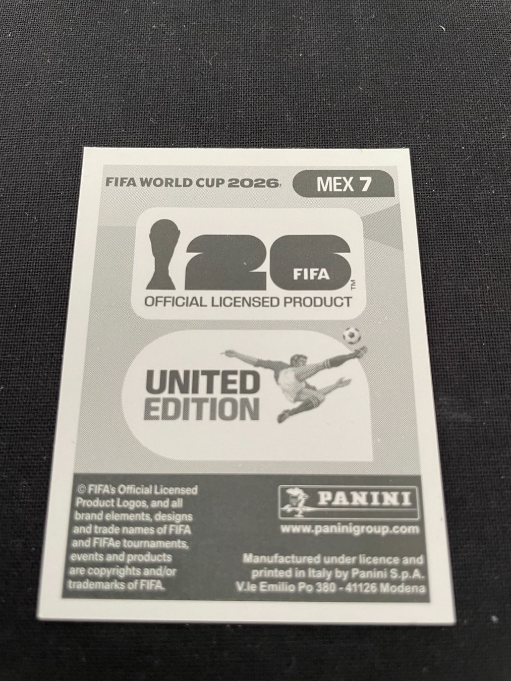 Panini Carte collezionabili: FIFA WM 2026 Sticker MEX 7 – Usato da Fahrwangen venduto da Venez 1