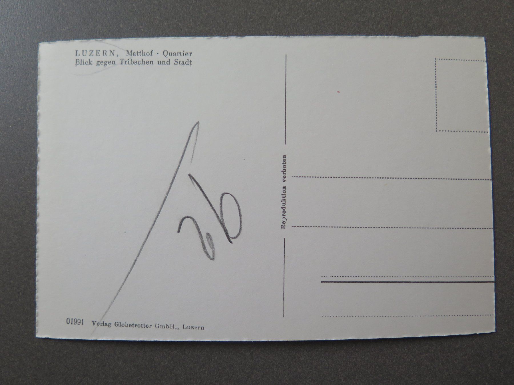 Cartoline postali: LUZERN - MATTHOF-QUARTIER – Usato da Wittenbach venduto da lipasal 1