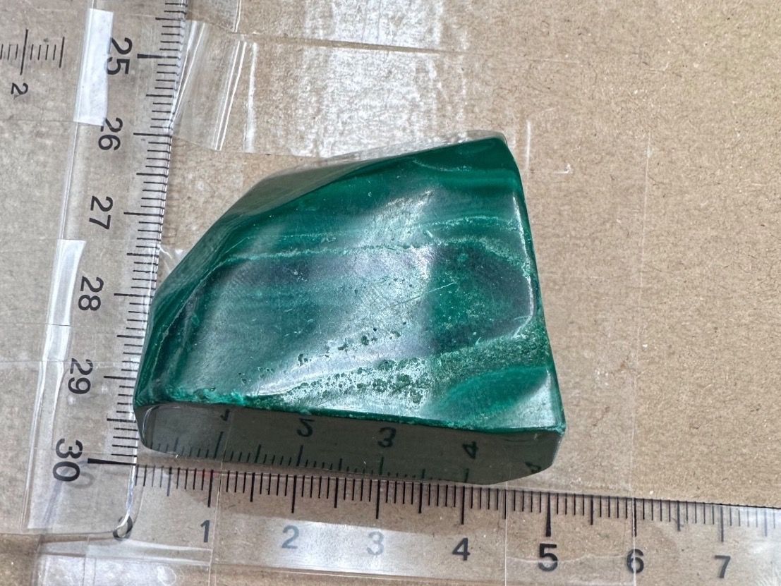 Minerali & Pietre curative: Malachit Freiform, Handschmeichler Heilstein – Nuovo e nell'imballaggio originale da Männedorf venduto da Handschmeichler 4