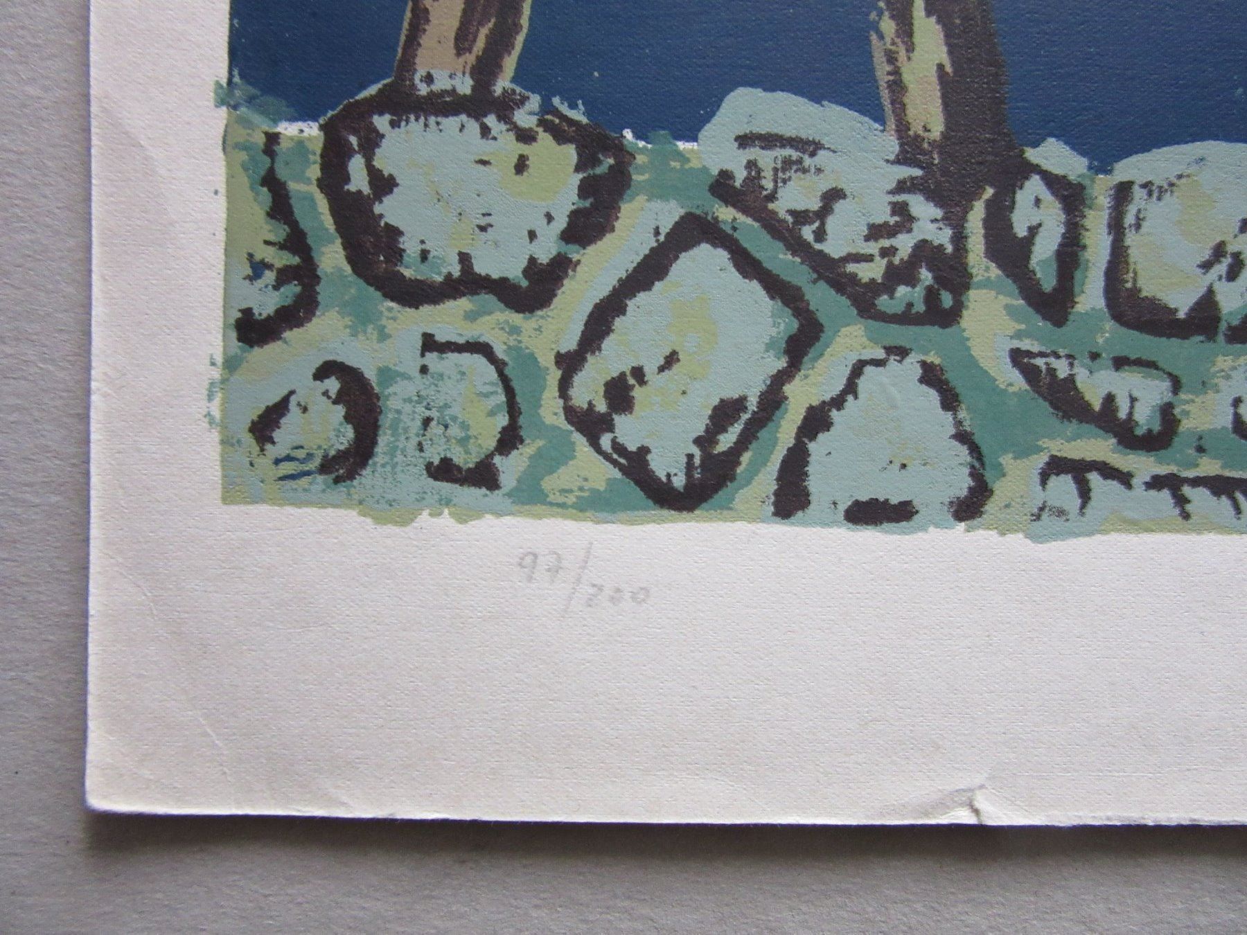 Grafica & Litografie: Zivka Pajic    LITHOGRAPHIE – Usato da Gersau venduto da grafik-kunst 3