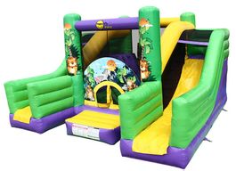 Hüpfburg Jungle Super Bouncer  Multi-Aktivitätsspaß NEU
