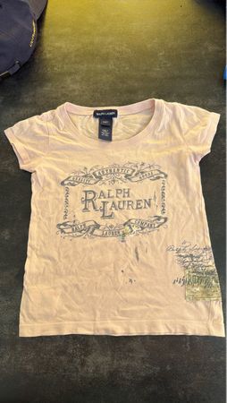 T-shirt Ralph Lauren fille rose pale 4 ans 