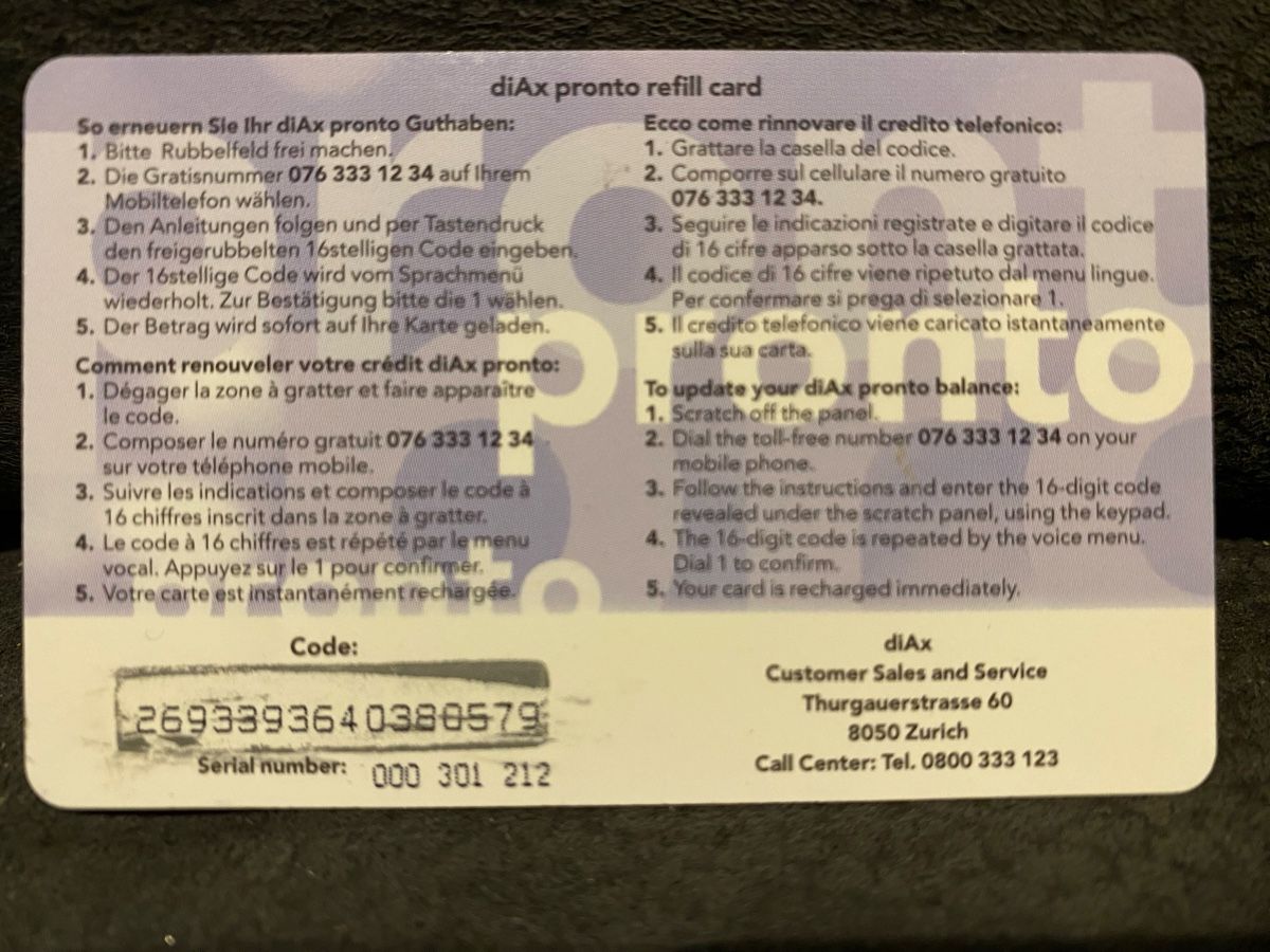 Schede telefoniche: Carte – Usato da Lausanne venduto da babacard10 1