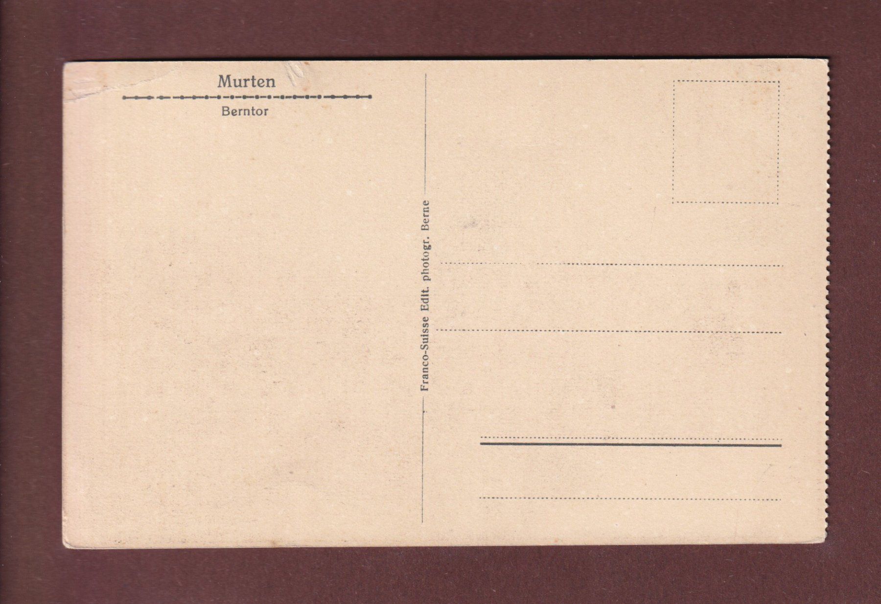 Cartoline postali: MORAT - Tour de Berne – Usato da Pully venduto da nicecards-shop 1