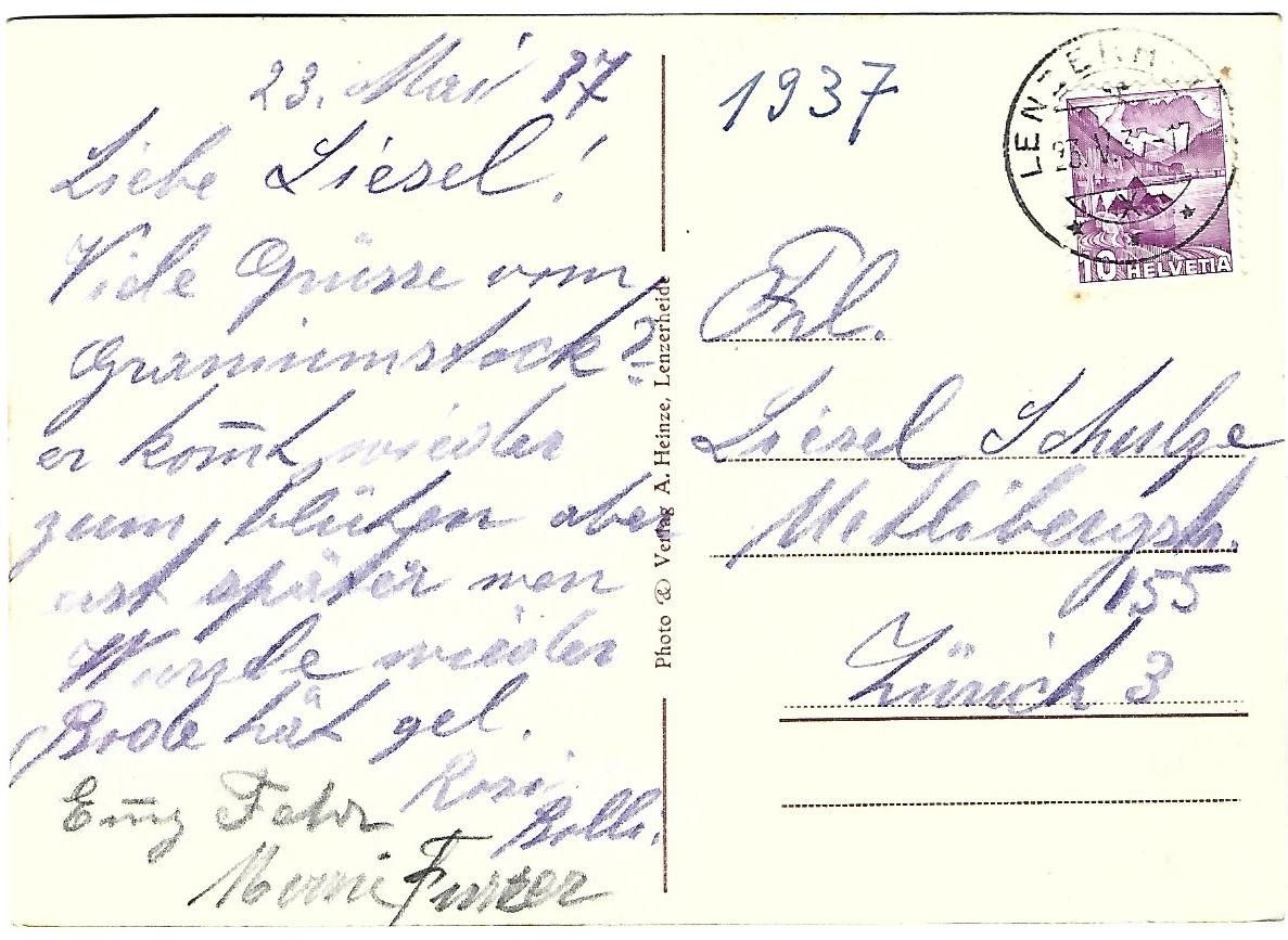 Cartoline postali: Parpan GR. Dorfansicht – Usato da Wetzikon ZH venduto da Brulu100 1