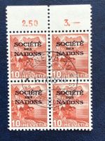 Société des Nations,  Schloss Chillon, 4er-Block