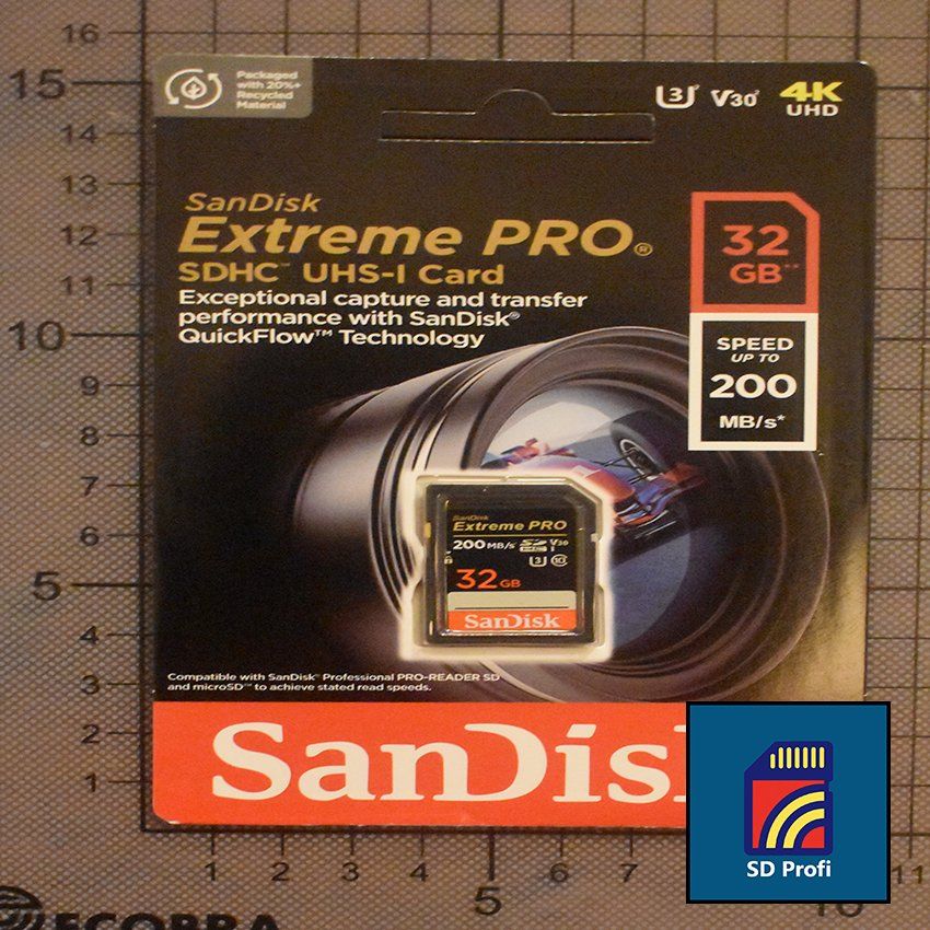 Sandisk Schede di memoria: SD-Karte  SanDisk Extreme Pro 32GB – Nuovo e nell'imballaggio originale da Basel venduto da sd-profi 1