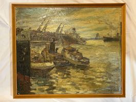 J.B. Gurewitsch – ENVOI INCLUS – Russische Hafenpartie, 1950