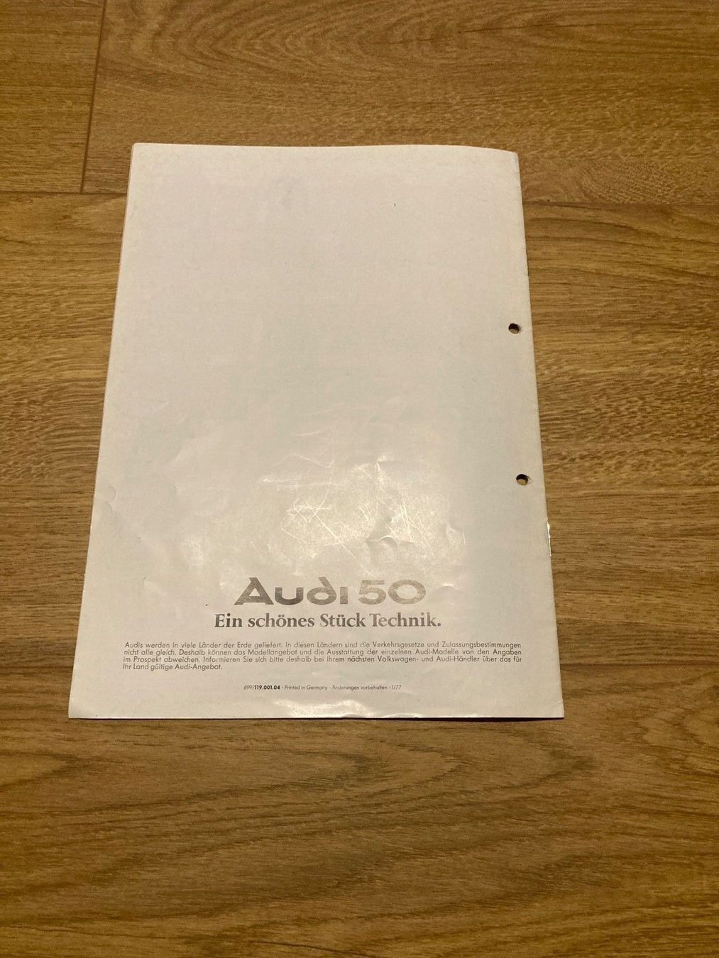 Audi Documenti: Audi 50 - 01.1977 – Usato da Freienstein venduto da Golfbueb 7