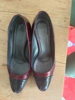 NAVYBOOT Damen Pumps Gr. 39½ – Lackleder Bordeaux – Made in 