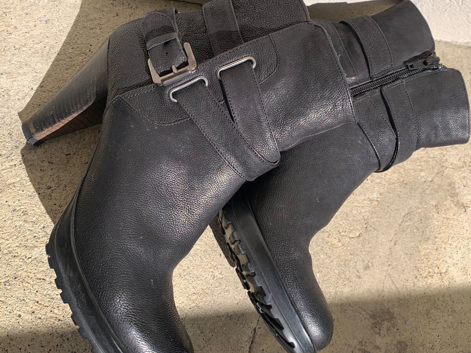 Walder Scarpe da donna: Walder Stiefeletten, Schwarz, Echtleder, Gr. 39, ... – Usato da Heiden venduto da andraaa 4