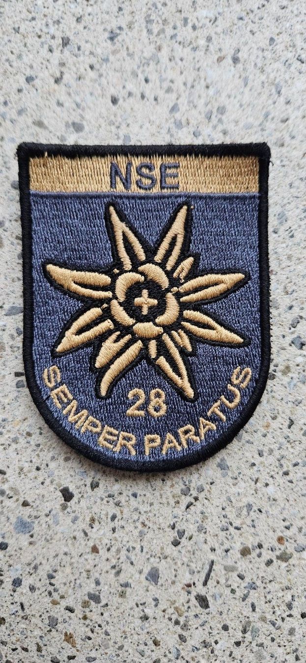 Schweizer Armee Placchette & Badge: *** Swisscoy Badge mit Klett *** – Nuovo e nell'imballaggio originale da Riedholz venduto da fr_sIruP