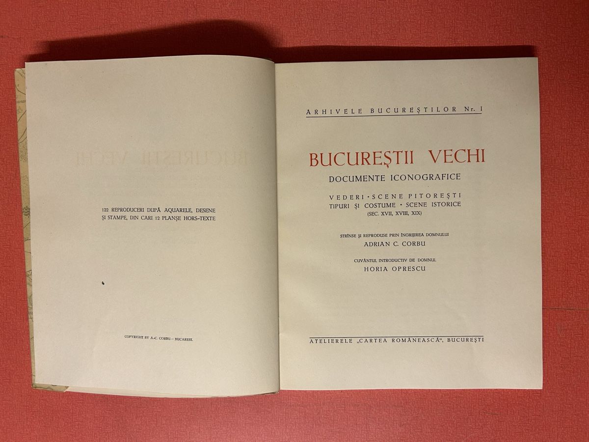 Libri: Bucharest - Dokumente, Ikonografische Vedeten, 1972 – Usato da Lanzenhäusern venduto da vic63 2
