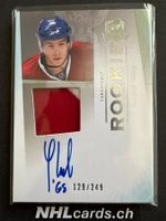 Yannick Weber NHL The Cup Rookie Patch Auto Card /249
