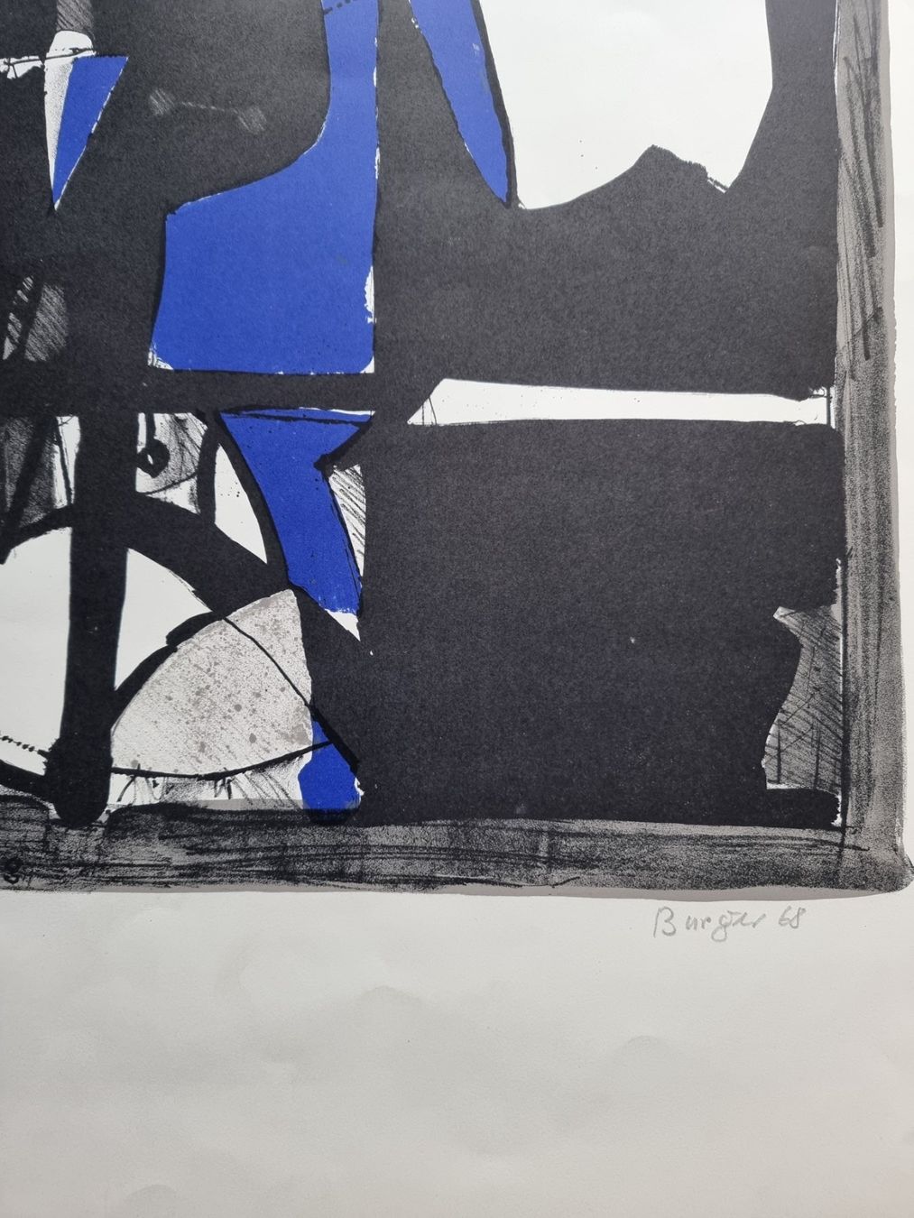 Grafica & Litografie: BURGER WALTER LITHOGRAPHIE SIGNIERT – Usato da Gersau venduto da grafik-kunst 2