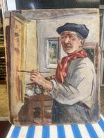 AUTOPORTRAIT SIGNÉ ET DATÉ 45 dégâts comme sur les images