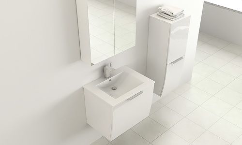 Mobili per bagno: Badset Badmöbel Waschtisch RORSCHACH – Nuovo e nell'imballaggio originale da Herbertingen venduto da jet-line-e-trade 1